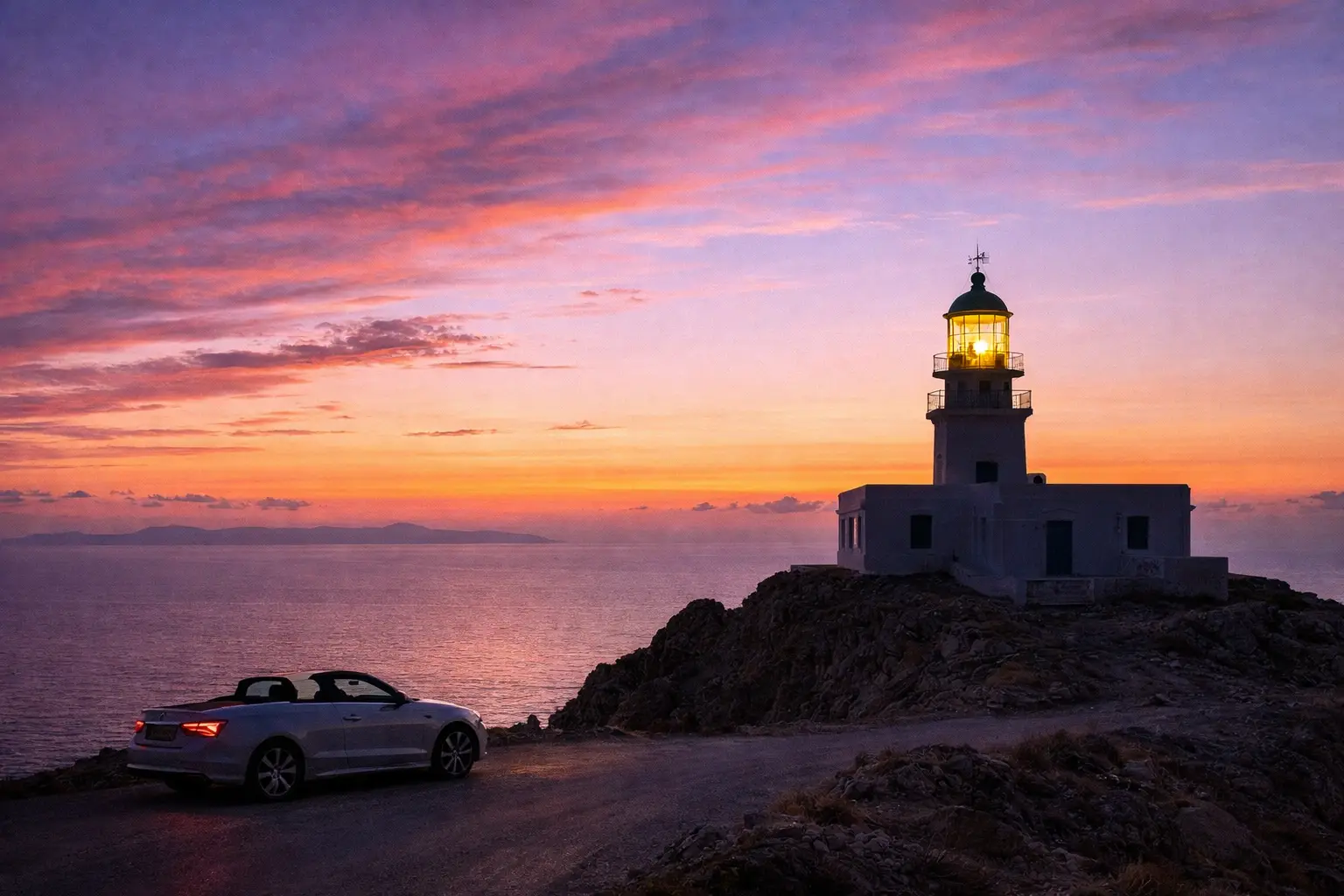 Percorso costiero a Mykonos